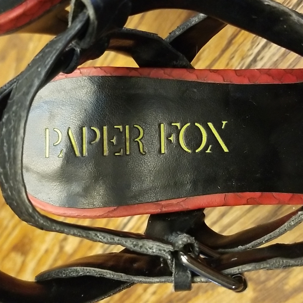 Paper Fox heels - Picture 3 of 3